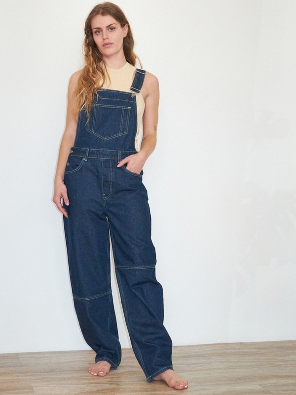 GANNI Rinse Denim Overalls